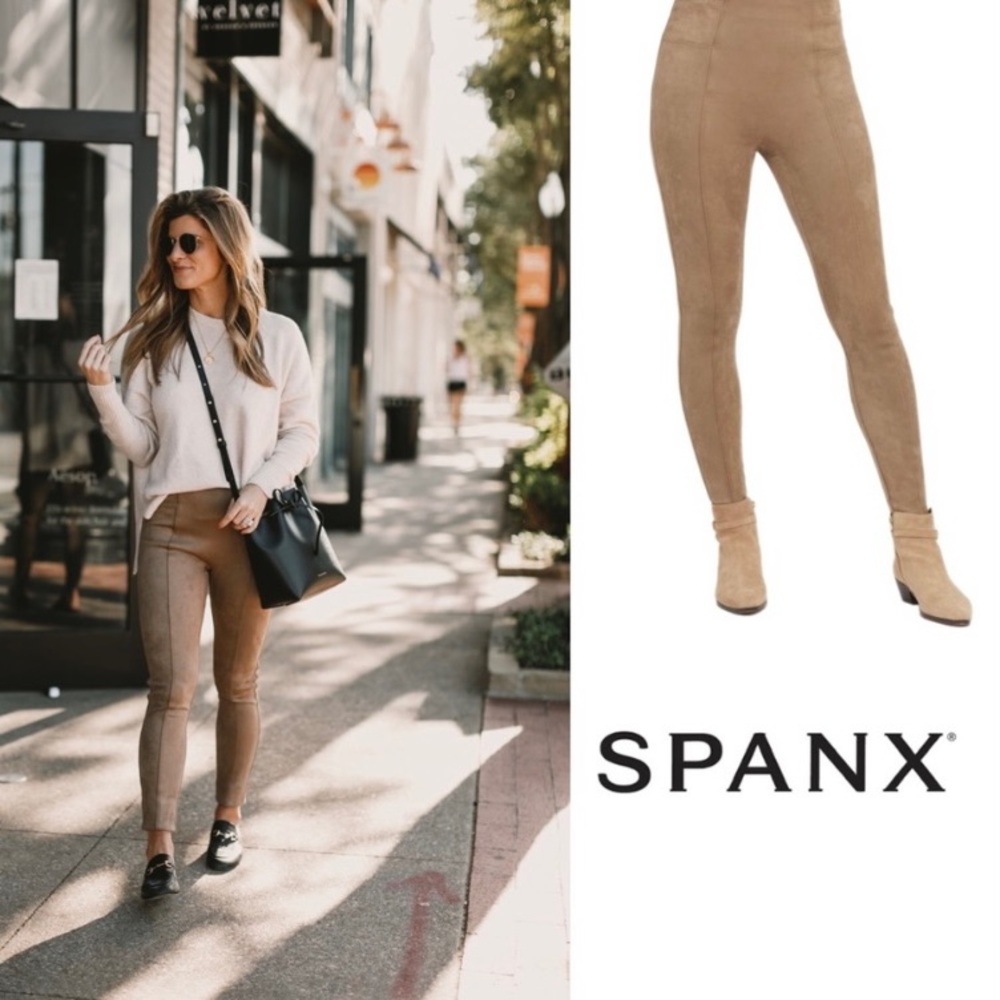 NWT Small Petite Faux Suede Leggings